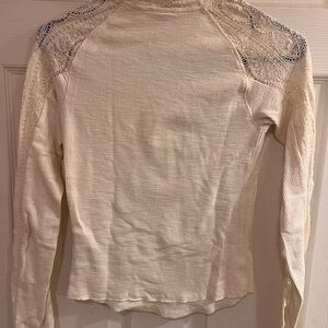 Free People Lace Turtleneck